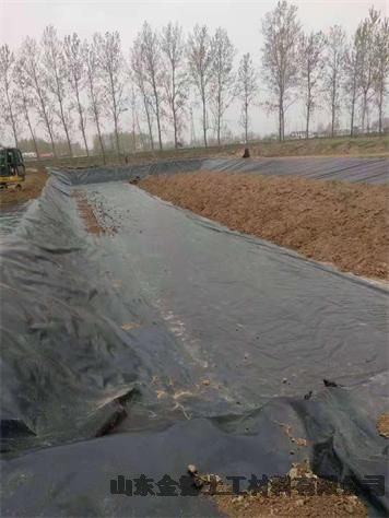 武汉垃圾填埋场衬垫层-一毫米厚HDPE膜-溶解池防渗层使用