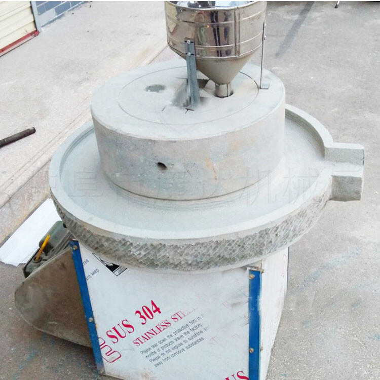 1.2米电动石碾子阿坝藏族羌族自治州全自动豆浆石磨机