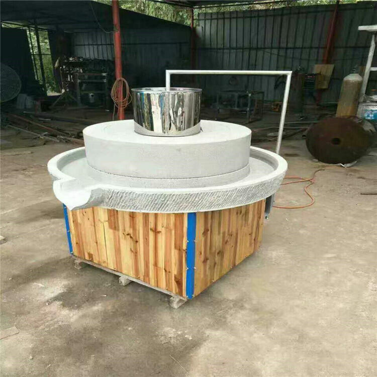 1.2米电动石碾子阿坝藏族羌族自治州全自动豆浆石磨机